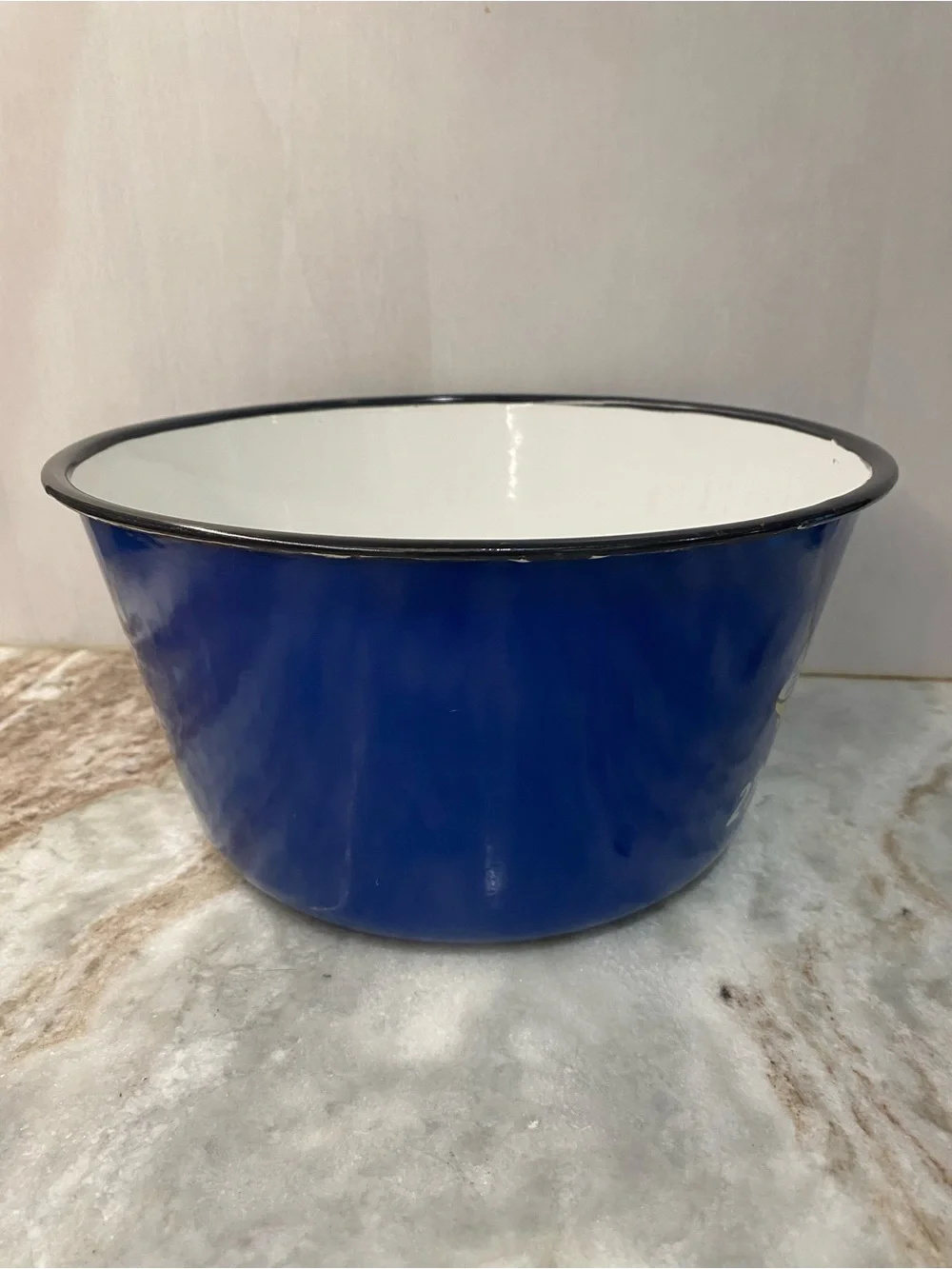 Vintage Old Navy Pop Art Enamel Spaghetti Bowl